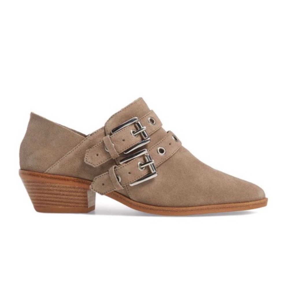 Rebecca Minkoff Austen suede buckle boots